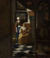 Der Liebesbrief Barock Johannes Vermeer
